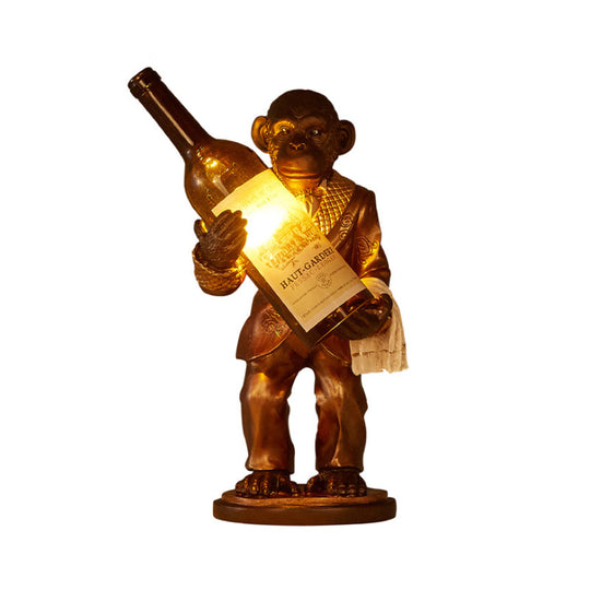 Industrial Monkey Table Lamp: One-Light Desk Light For Restaurants Cafes And Childrens Bedrooms