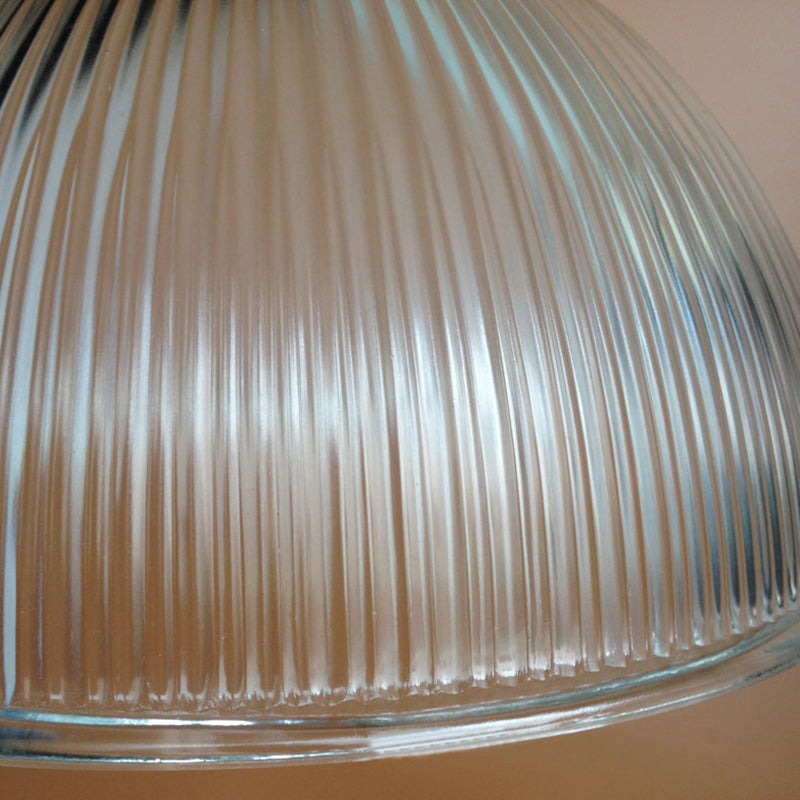 Industrial Dome Prismatic Glass Pendant Ceiling Light - Add A Stylish Touch To Your Living Room