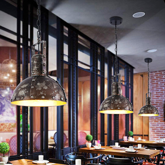 Rustic Loft Style Down Lighting Chimney Restaurant Pendant Ceiling Lamp