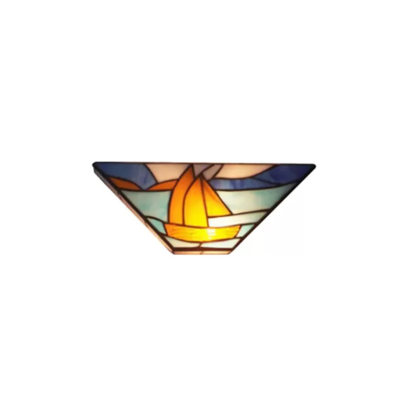 Stained Glass Tiffany Wall Sconce Light: Perfect For Living Room Décor