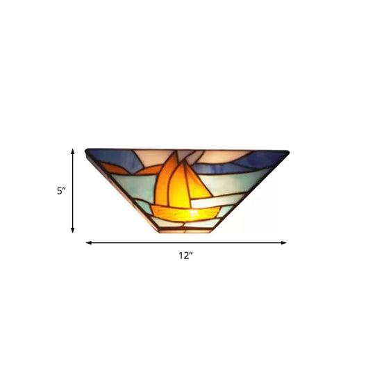 Stained Glass Tiffany Wall Sconce Light: Perfect For Living Room Décor