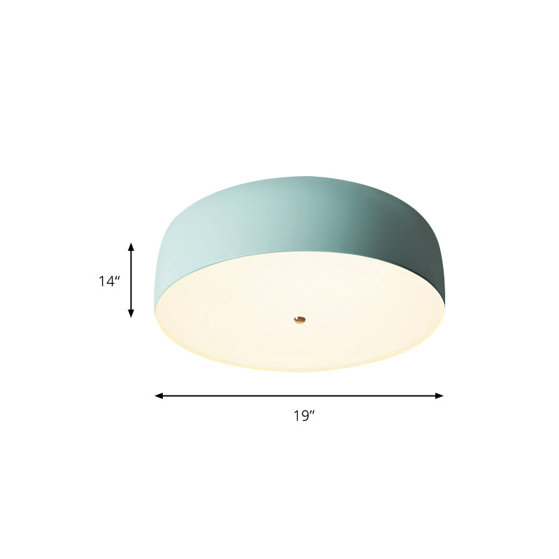 Kids Nordic Led Dome Ceiling Light - Flush Mount