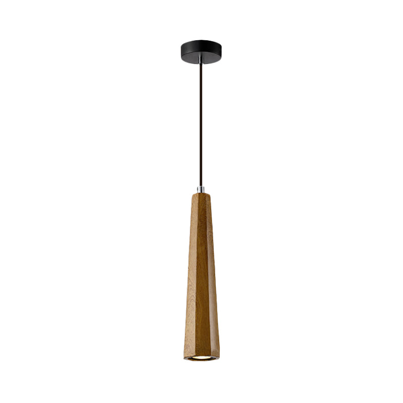 Alshain - Nordic Nordic 1 Light Pendant Lighting with Concrete Shade Black/Grey/Brown Tapered Hanging Ceiling Light