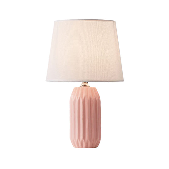 Nordic Cone Reading Light | 1-Head Nightstand Lamp Pink/Blue/Lemon Green Ceramic Base