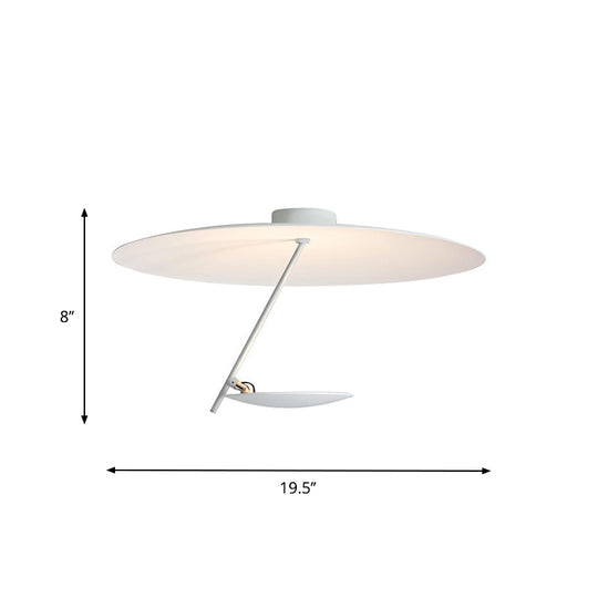 Modern LED Flush Mount Ceiling Light for Bedroom - 19.5"/23.5" Wide