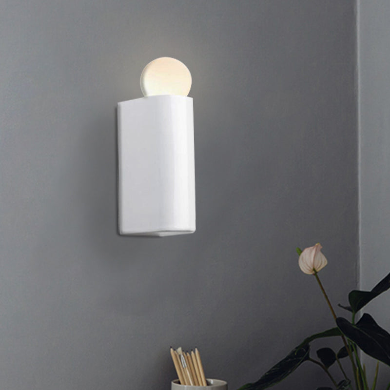 Modern Led Milk Glass Wall Lamp With White Ball Design Available In Small Medium And Large Sizes Or