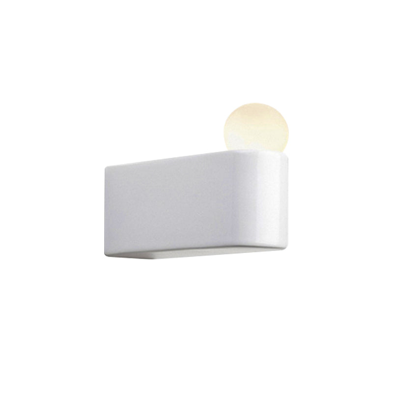 Modern Led Milk Glass Wall Lamp With White Ball Design Available In Small Medium And Large Sizes Or