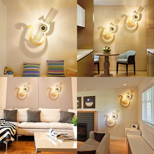 Sleek Wood Wall Sconce Light: Modern And Lovely Single Light For Corridor Nursing Room