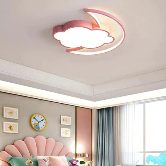 Simple Modern Bedroom Cloud Ceiling Lamp