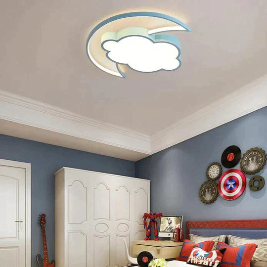 Simple Modern Bedroom Cloud Ceiling Lamp