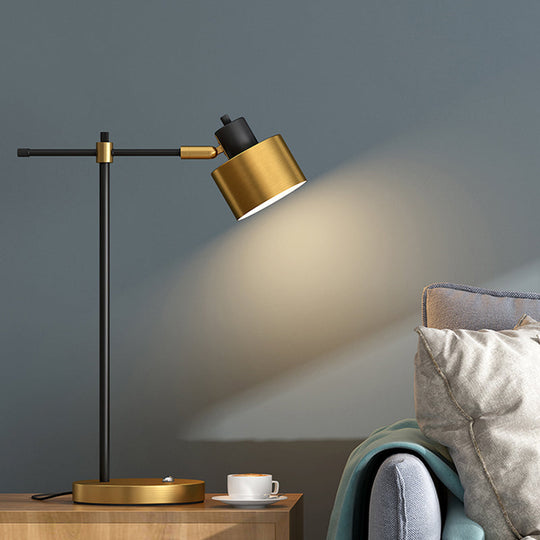 Elisa - Contemporary Metal 1-Light Brass Table Lamp