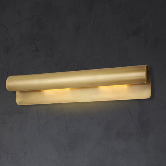 Gold Metal Wall Mounted Sconce Lamp - Luxurious Scrolled Design 1 Light 10/19.5 Wide / 19.5