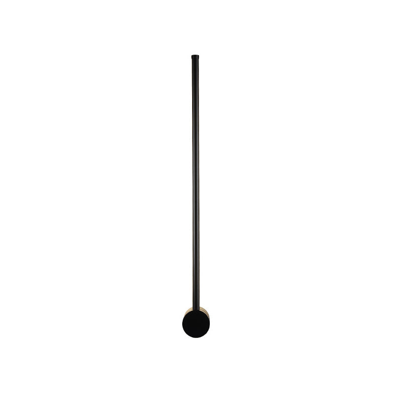 Sleek Black Iron Wall Light Fixture - Needle Sword Design 23.5/31.5 Inches High Led Sconce For