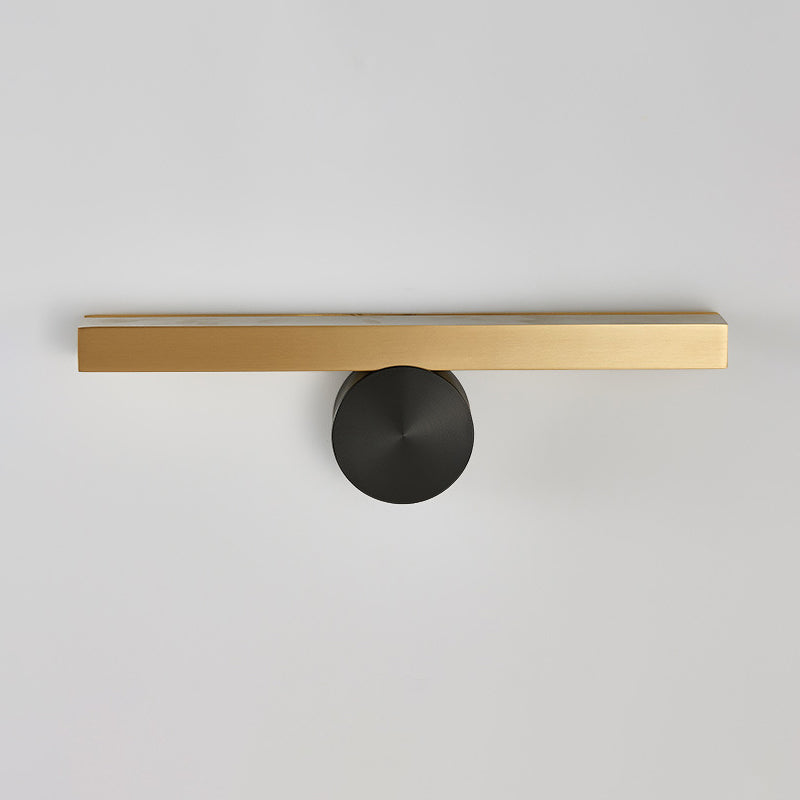 Modern Led Sconce Light Fixture - Acrylic Brass Wall Lighting Solution