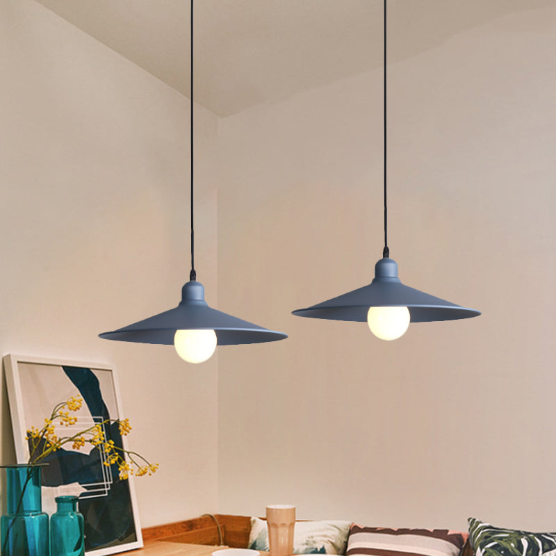 Nordic Stylish Metal Cone Pendant Lamp - Single Light For Industrial Ambiance In Your Space