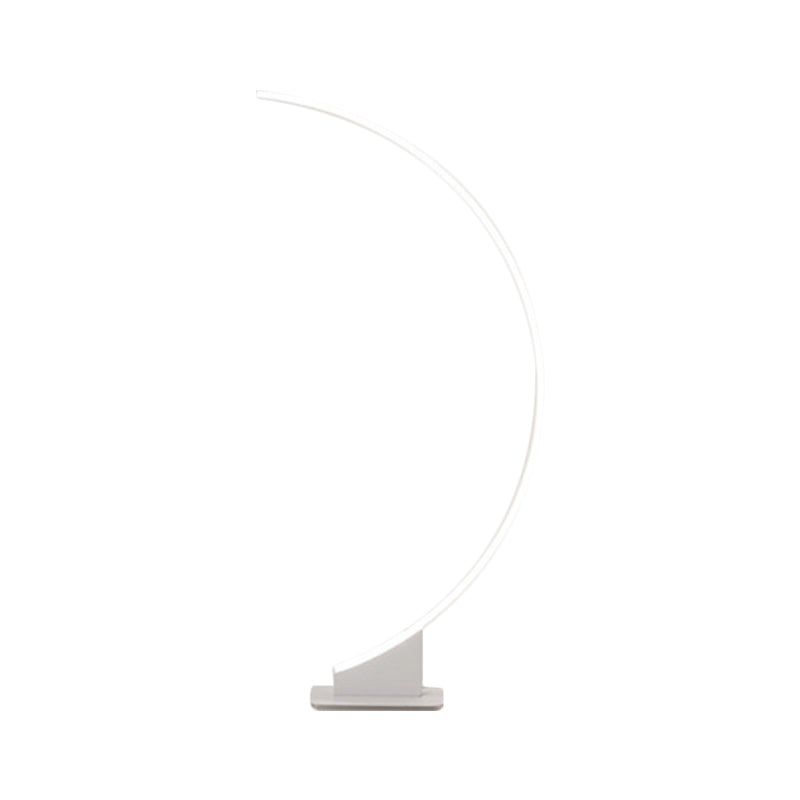 Arch Floor Lamp With Minimalist Design And Led Lighting - Ideal For Bedroom Warm/White Light