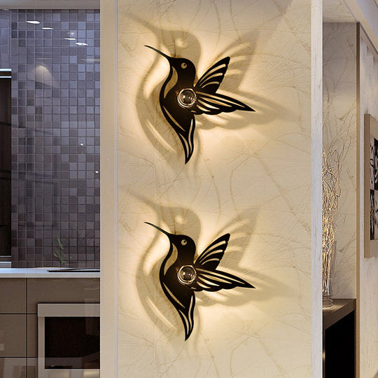 Modern Metal Wall Sconce - Cartoon Shape Ideal For Study Room