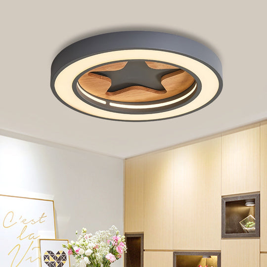 Nordic Style LED Flush Mount Ceiling Light for Corridors - Slim & Stylish Acrylic lamp