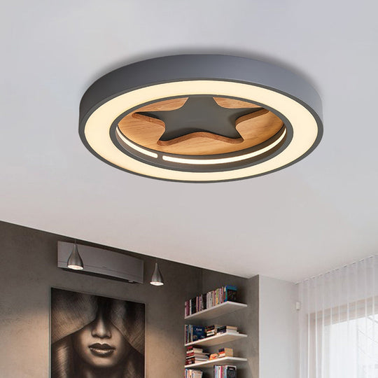 Nordic Style LED Flush Mount Ceiling Light for Corridors - Slim & Stylish Acrylic lamp