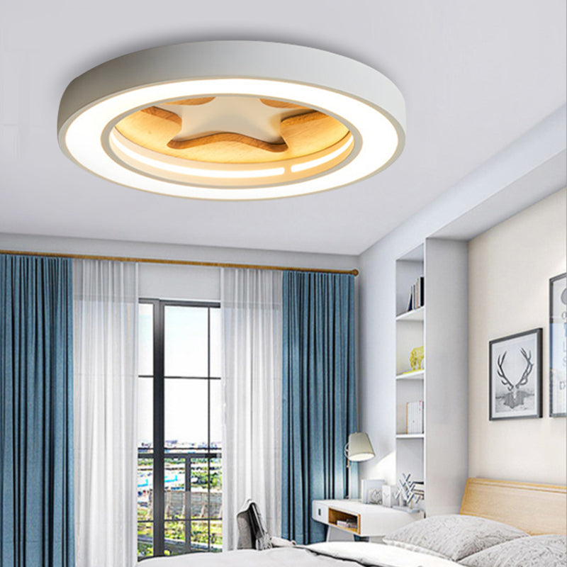 Nordic Style LED Flush Mount Ceiling Light for Corridors - Slim & Stylish Acrylic lamp