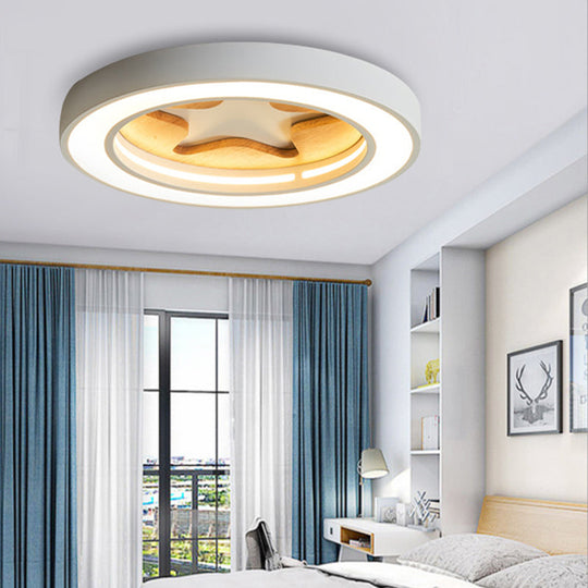 Nordic Style LED Flush Mount Ceiling Light for Corridors - Slim & Stylish Acrylic lamp