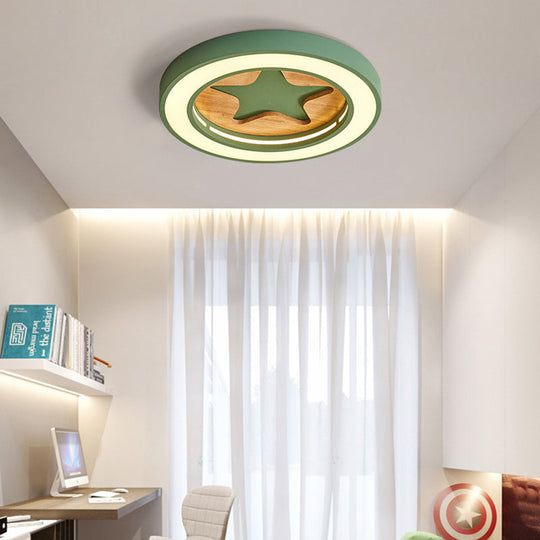 Nordic Style LED Flush Mount Ceiling Light for Corridors - Slim & Stylish Acrylic lamp