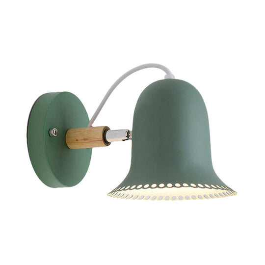 Rotatable Bell Sconce - Macaron Loft Wall Lamp For Childs Bedroom