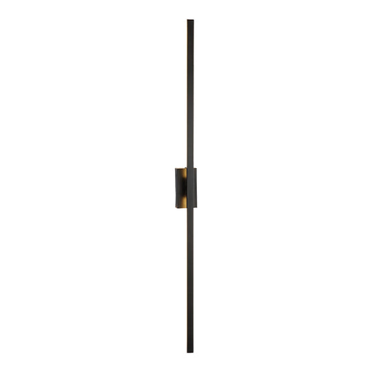 Minimalist Metal Led Wall Sconce Light In Black For Drawing Room