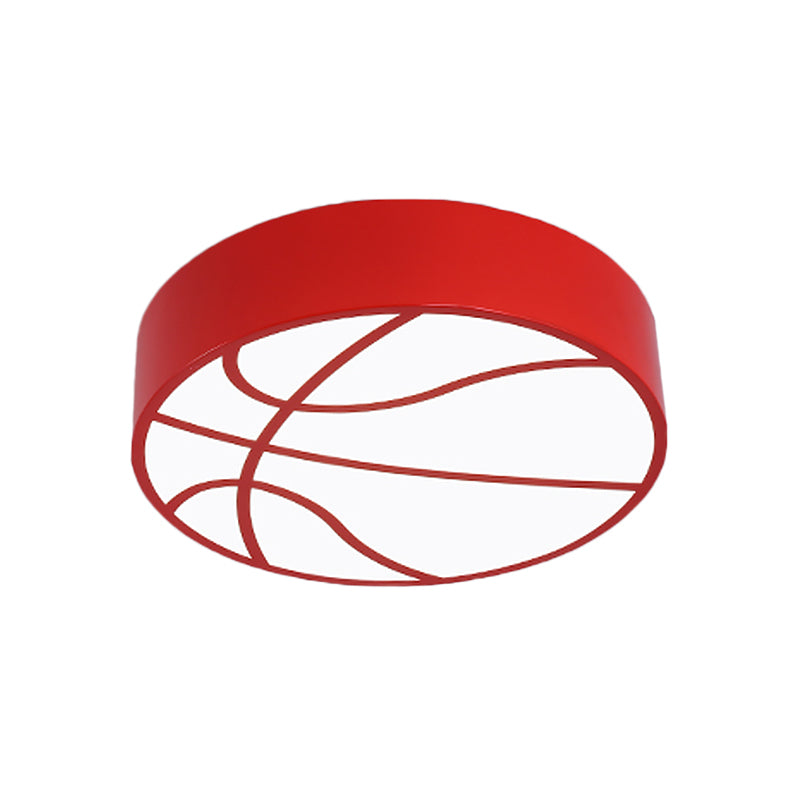 Multipurpose LED Basketball Ceiling Light for Kids - Red/Blue/Green Finish