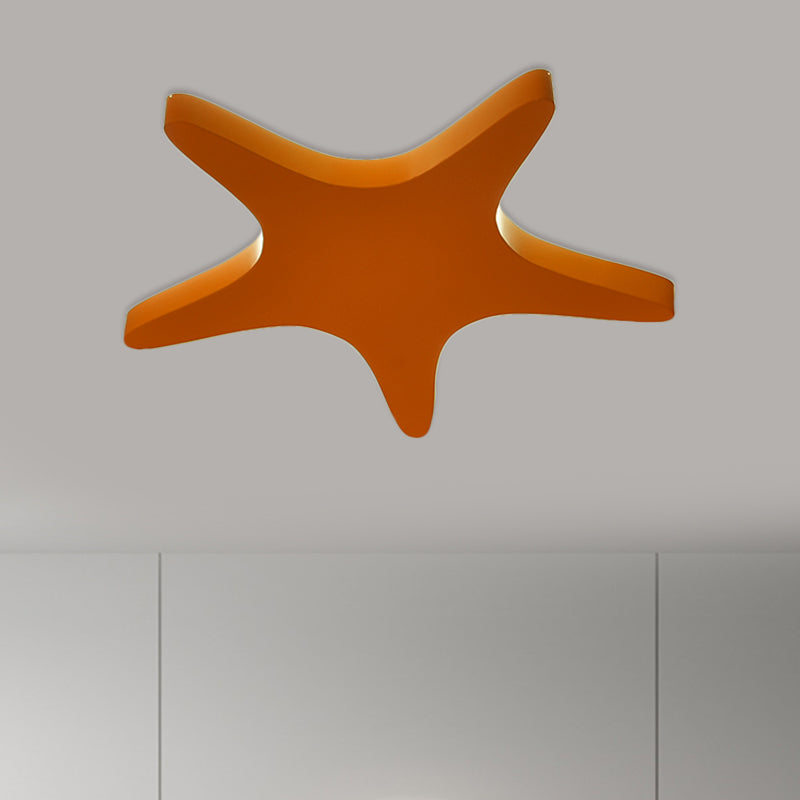 Yellow/Orange/Blue LED Cartoon Star Ceiling Light for Kids Room