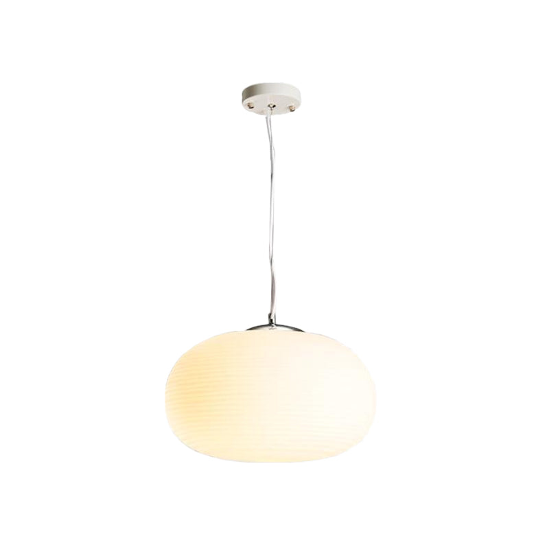 Nordic Pendant Light - Stylish Opal Glass Suspension For Office & Kitchen Island