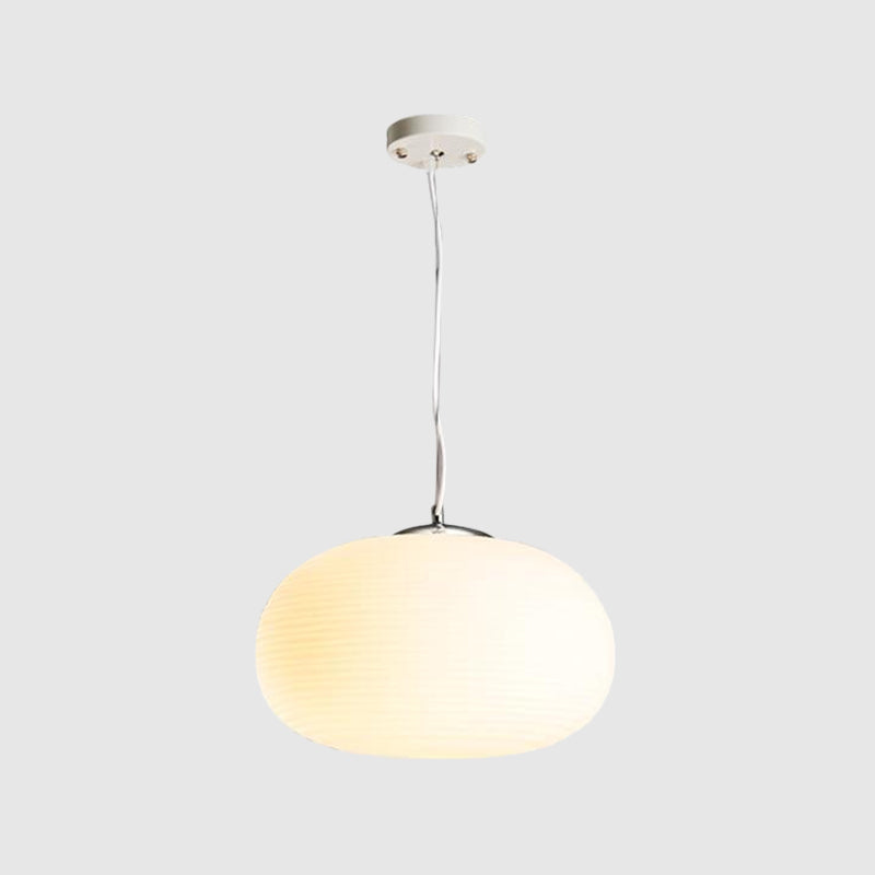 Nordic Pendant Light - Stylish Opal Glass Suspension For Office & Kitchen Island