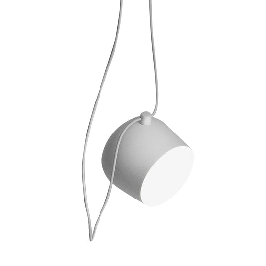 Monochrome Metal Pendant Light - Modern Suspension Lighting For Living Room