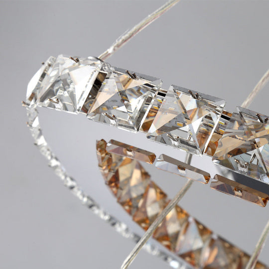 Addison Chandelier - Modern Elegance in Crystal and Chrome