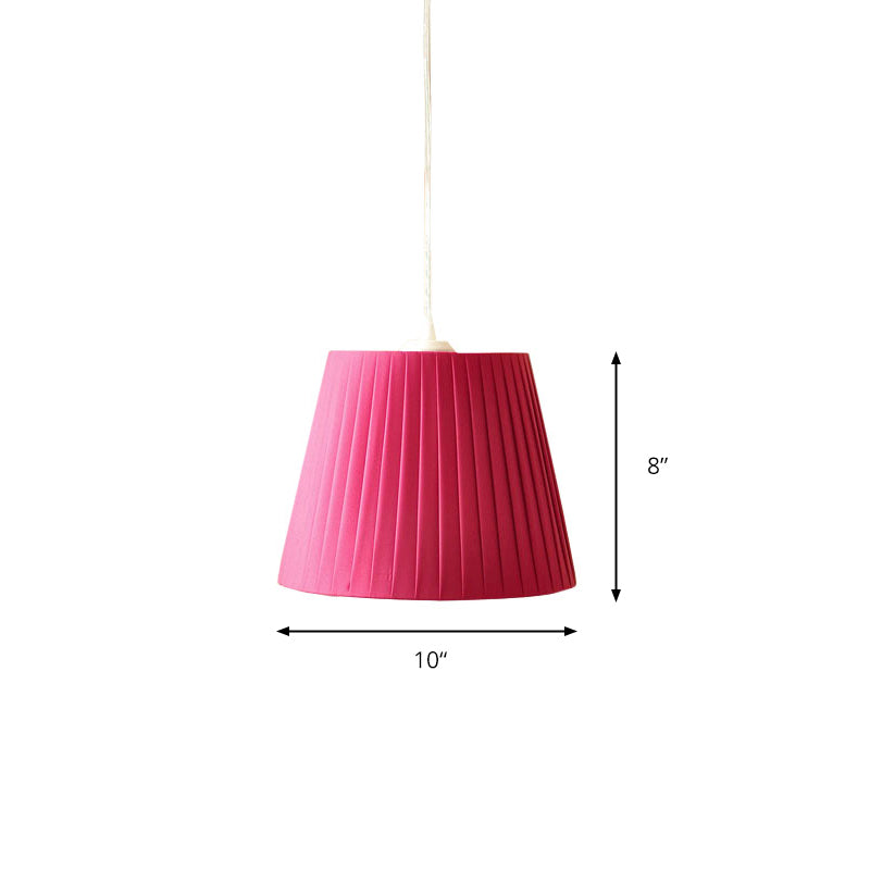 Nordic Style Fabric Bucket Pendant Light - Perfect For Hotel Bedrooms