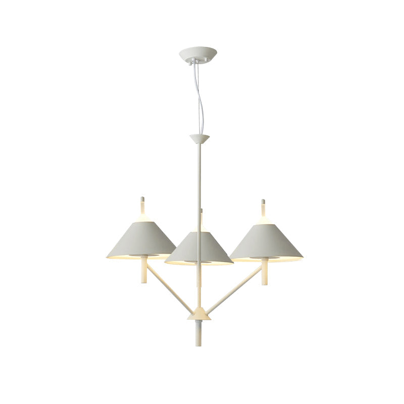 Conical Pendant Light With Metallic Finish - Perfect For Bedroom Or Restaurant