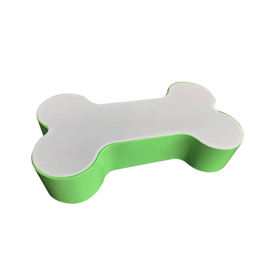 Cartoon Led Dog Bone Flushmount Ceiling Light - Metal Red/Yellow/Green 19.5/23.5 Width Green / 19.5