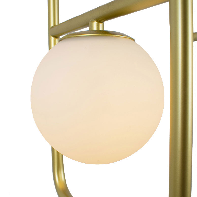 Modern Gold Crossed Rectangle Drop Chandelier - 2/3/4 Light Metal Pendant