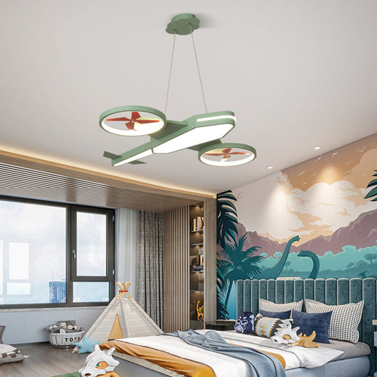 Sleek Acrylic Panel Pendant Light For Childrens Bedroom Kindergarten Or Kids Room