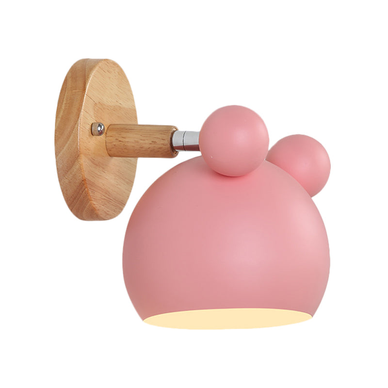 Modern Cartoon Animal Sconce Wall Light For Child Bedroom - Metal Lamp