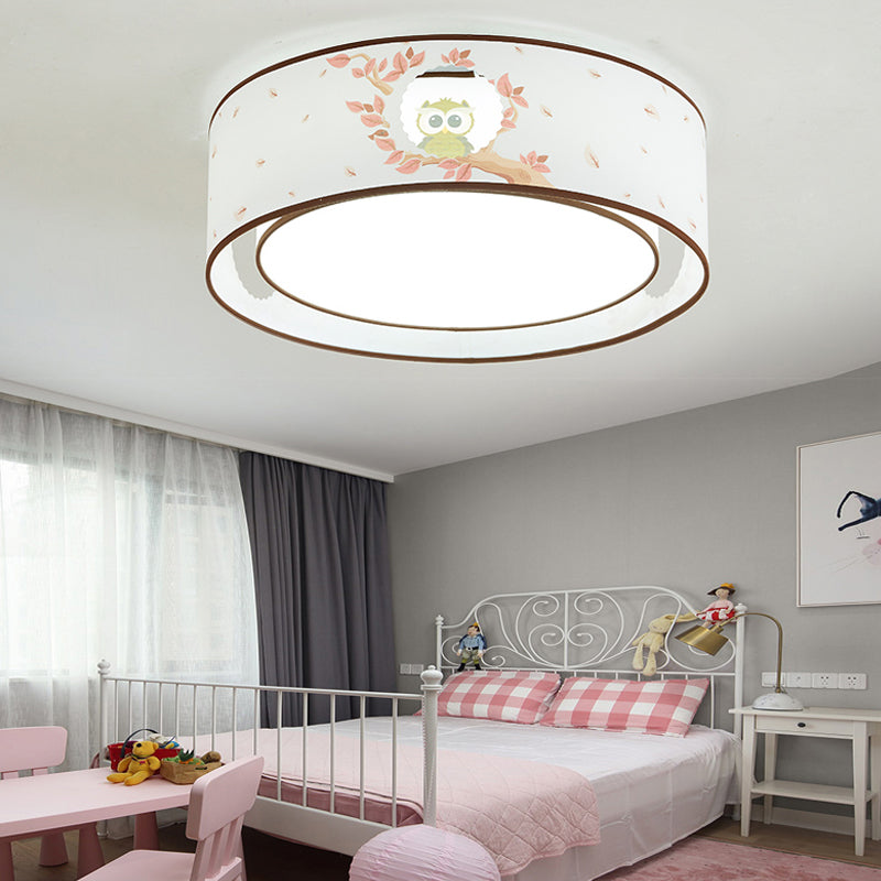 Cartoon Flush Mount Ceiling Light: Acrylic Fixture for Kindergarten