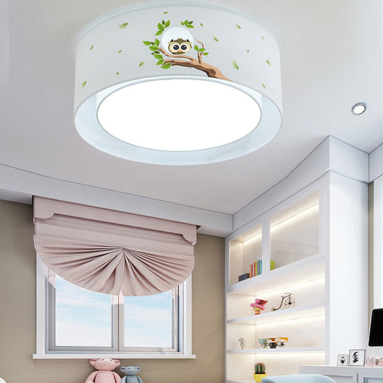 Cartoon Flush Mount Ceiling Light: Acrylic Fixture for Kindergarten