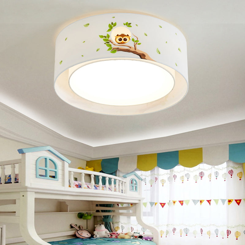 Cartoon Flush Mount Ceiling Light: Acrylic Fixture for Kindergarten