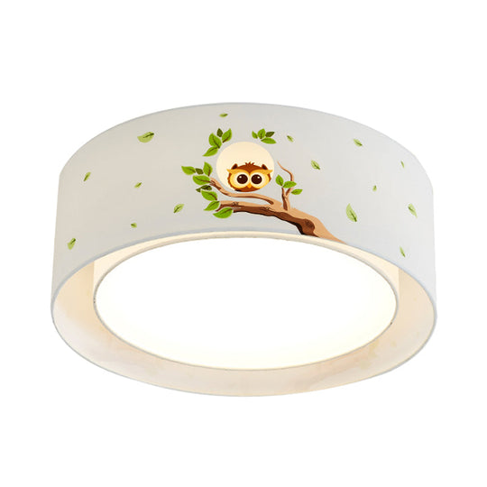 Cartoon Flush Mount Ceiling Light: Acrylic Fixture For Kindergarten