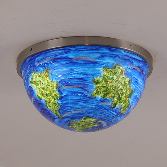 Contemporary Bedroom Flush Mount Ceiling Light