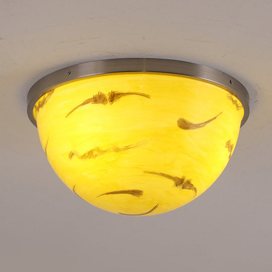 Contemporary Bedroom Flush Mount Ceiling Light