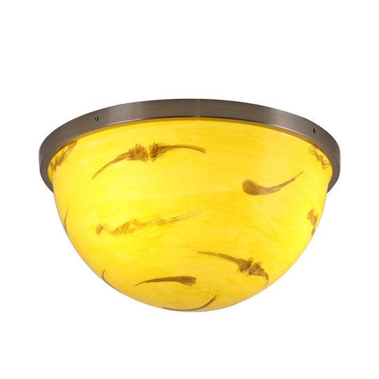 Contemporary Bedroom Flush Mount Ceiling Light