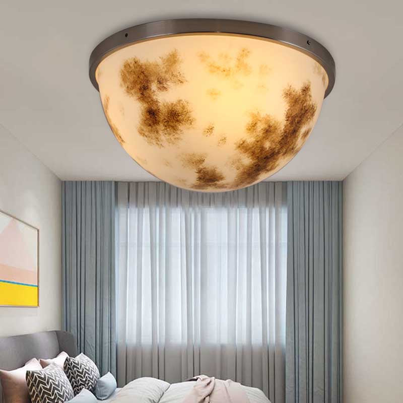 Contemporary Bedroom Flush Mount Ceiling Light