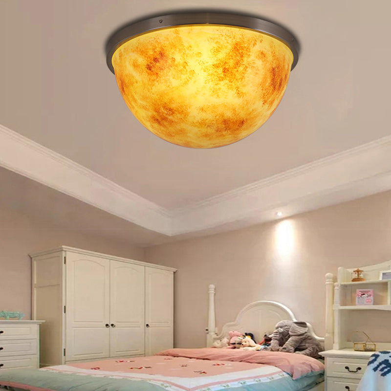 Contemporary Bedroom Flush Mount Ceiling Light