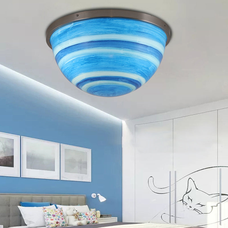 Contemporary Bedroom Flush Mount Ceiling Light